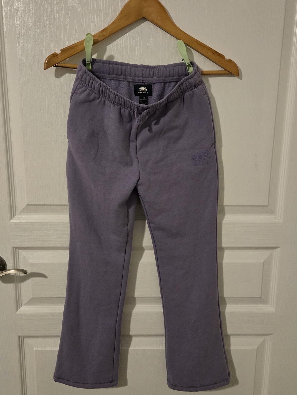 Roots Kids Lavender Fleece Sweatpants
